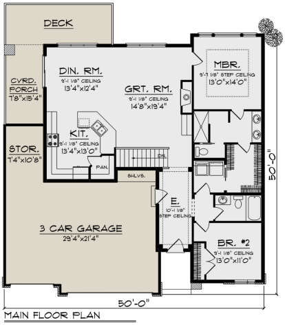 Main Floor  for House Plan #1020-00394