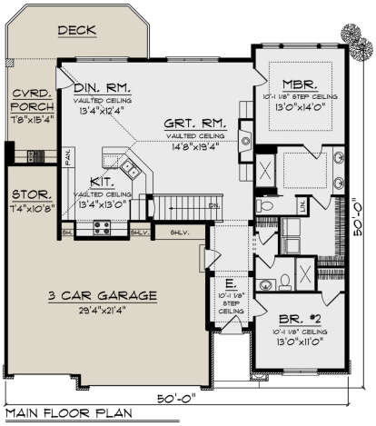 Main Floor  for House Plan #1020-00396
