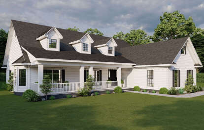 Traditional House Plan #110-00140 Elevation Photo