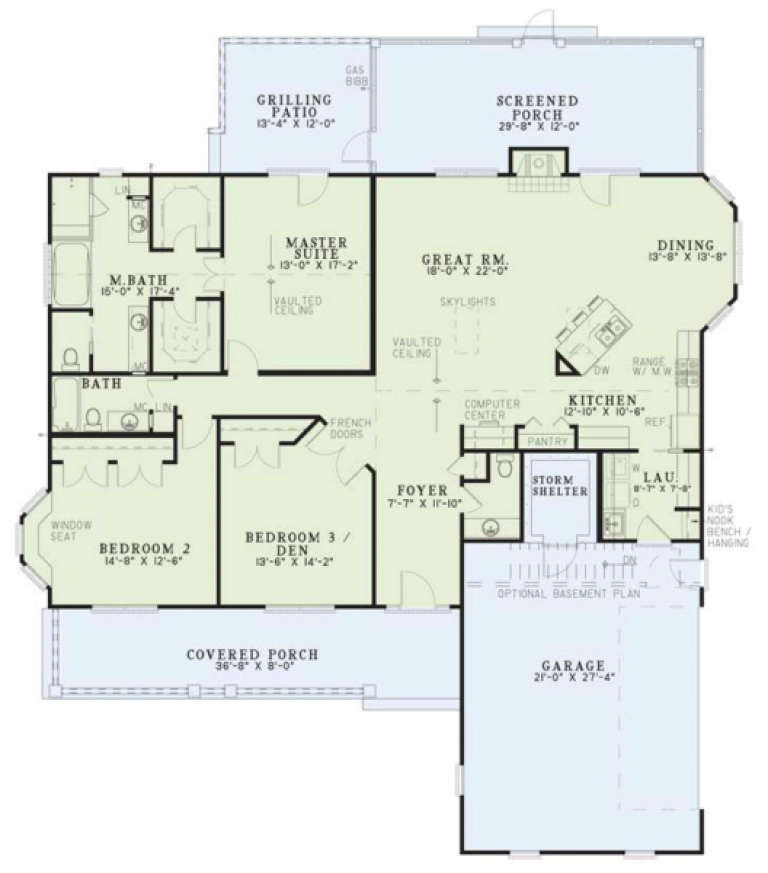 House Plan House Plan #3286 Drawing 1