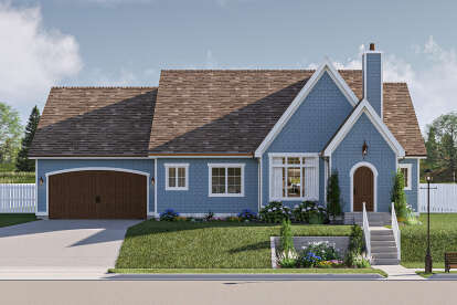 Cottage House Plan #963-01137 Elevation Photo