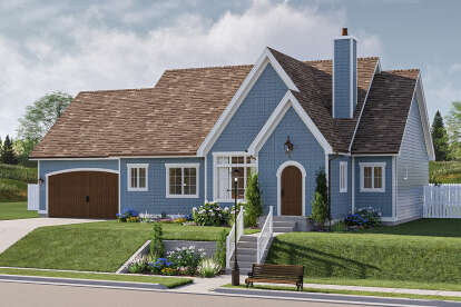Cottage House Plan #963-01137 Elevation Photo