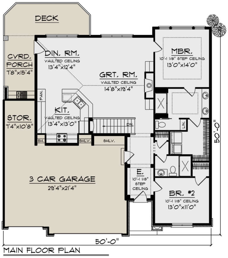 House Plan House Plan #32861 Drawing 1