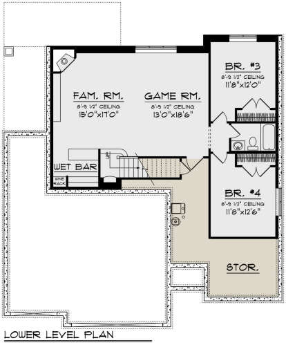 Basement for House Plan #1020-00399