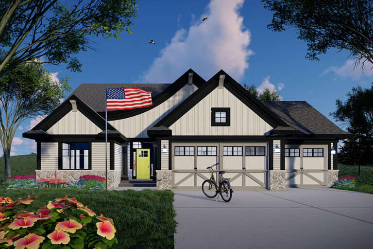 House Plan House Plan #32865 Front Elevation 
