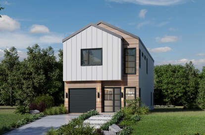 Modern House Plan #402-01842 Elevation Photo