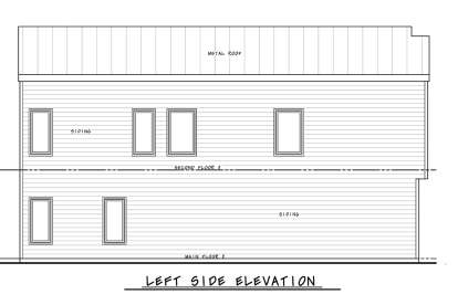 Modern House Plan #402-01842 Elevation Photo