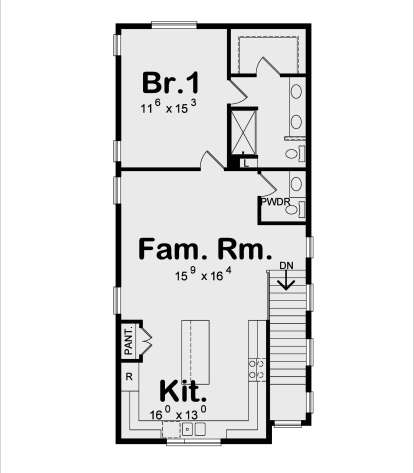Main Floor for House Plan #402-01842