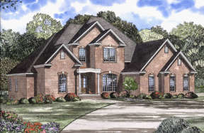 Traditional House Plan #110-00141 Elevation Photo
