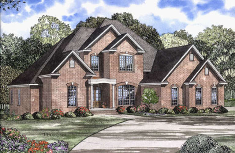 Traditional House Plan #110-00141 Elevation Photo