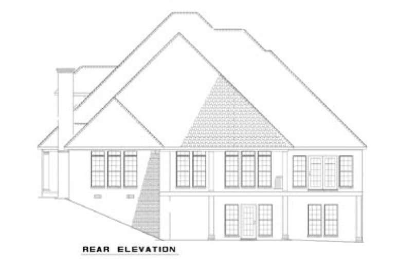 Traditional House Plan #110-00141 Elevation Photo