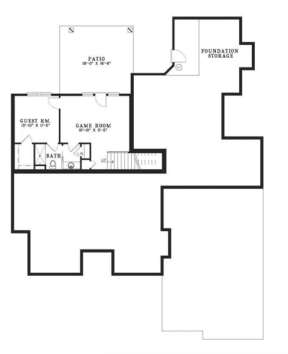 Basement for House Plan #110-00141