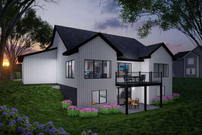 Contemporary House Plan #1020-00405 Elevation Photo