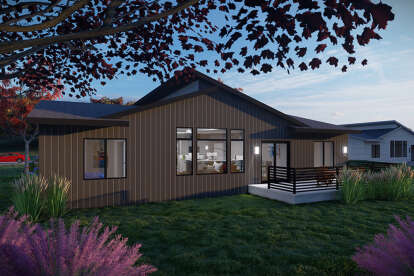 Contemporary House Plan #1020-00406 Elevation Photo
