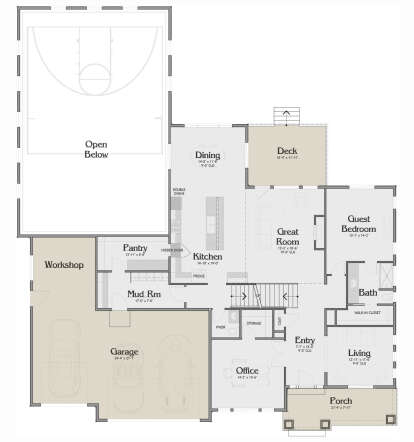 Main Floor  for House Plan #6785-00011