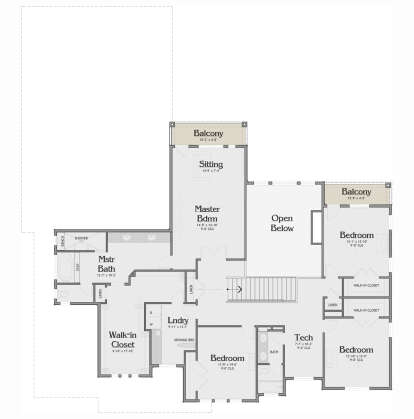 Second Floor for House Plan #6785-00011
