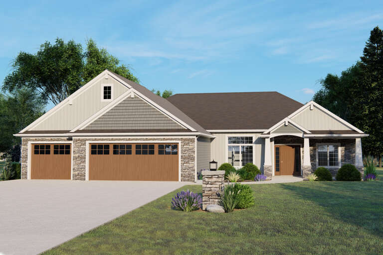 House Plan House Plan #32880 Front Elevation 