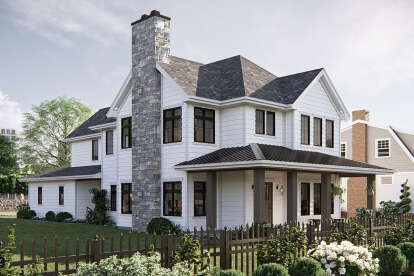 Modern Farmhouse House Plan #963-01138 Elevation Photo