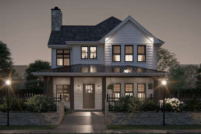 Modern Farmhouse House Plan #963-01138 Elevation Photo