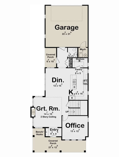 Main Floor  for House Plan #963-01138