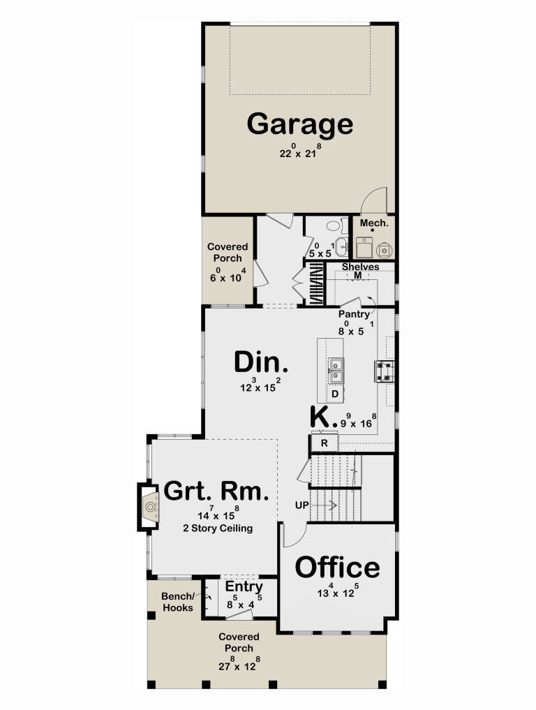 House Plan House Plan #32881 Drawing 1
