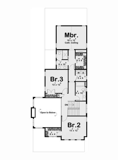Second Floor for House Plan #963-01138