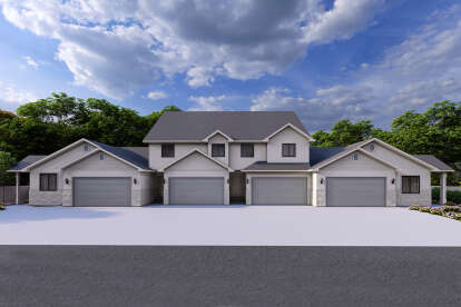 Traditional House Plan #2802-00387 Elevation Photo