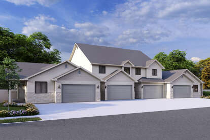 Traditional House Plan #2802-00387 Elevation Photo