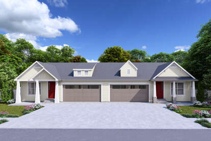 Craftsman House Plan #2802-00388 Elevation Photo