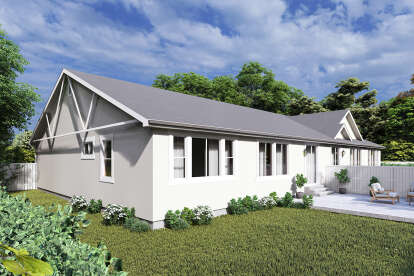 Craftsman House Plan #2802-00388 Elevation Photo