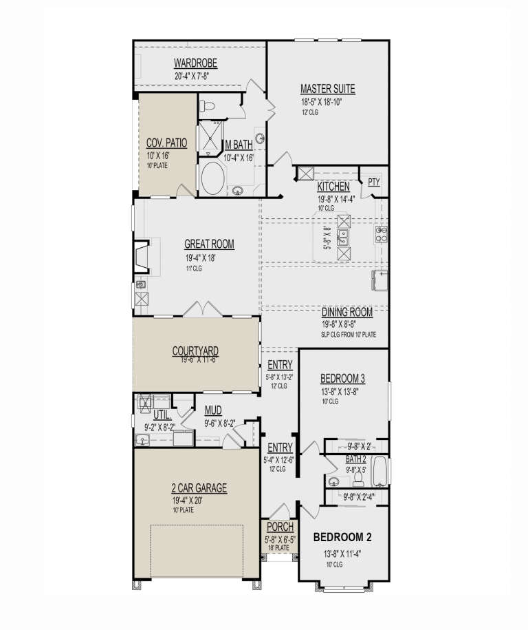House Plan House Plan #32887 Drawing 1