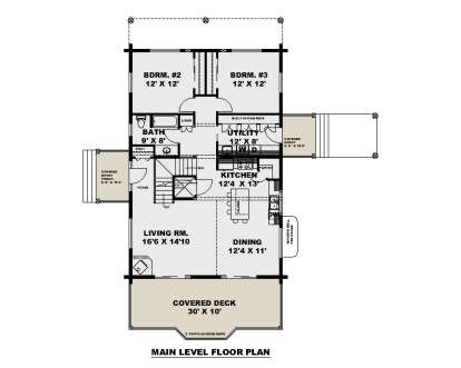 Main Floor  for House Plan #039-00751