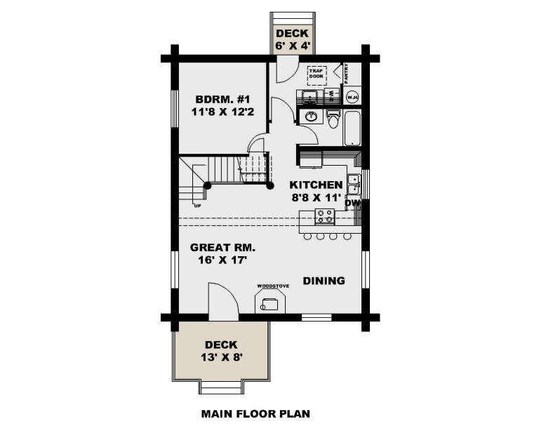 House Plan House Plan #32890 Drawing 1