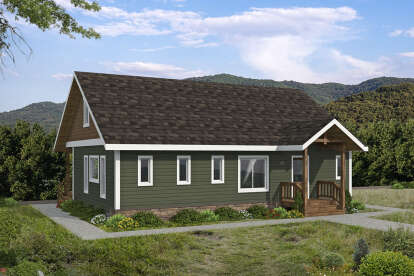 Country House Plan #039-00753 Elevation Photo
