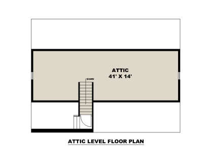 Attic Storage for House Plan #039-00753