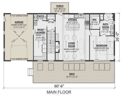 Main Floor  for House Plan #1958-00051