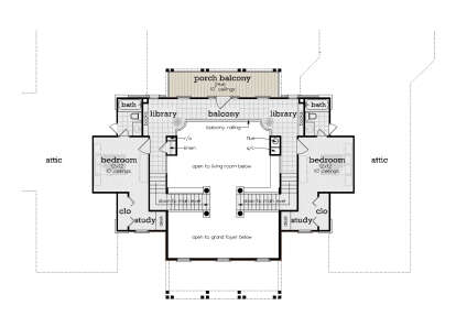 Second Floor for House Plan #048-00307