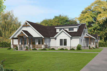 Craftsman House Plan #039-00755 Elevation Photo
