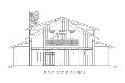Barn House Plan #039-00756 Elevation Photo