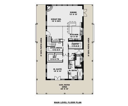 Main Floor  for House Plan #039-00756