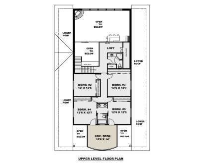 Second Floor for House Plan #039-00756
