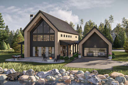 Barn House Plan #963-01139 Elevation Photo