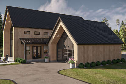 Barn House Plan #963-01139 Elevation Photo