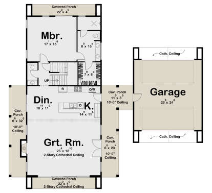 Main Floor  for House Plan #963-01139