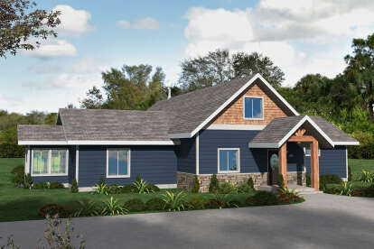 Craftsman House Plan #039-00757 Elevation Photo