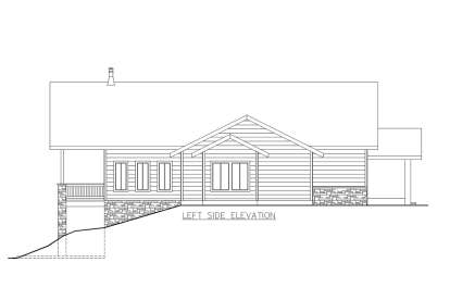 Craftsman House Plan #039-00757 Elevation Photo