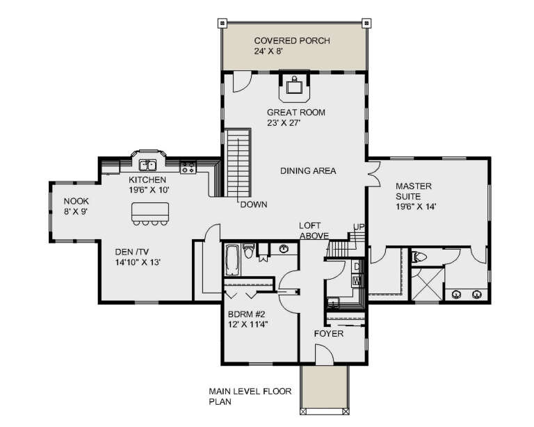 House Plan House Plan #32898 Drawing 1