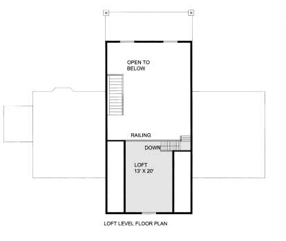 Loft for House Plan #039-00757