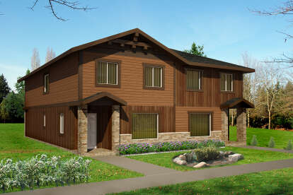 Craftsman House Plan #039-00758 Elevation Photo