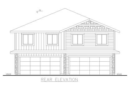 Craftsman House Plan #039-00758 Elevation Photo